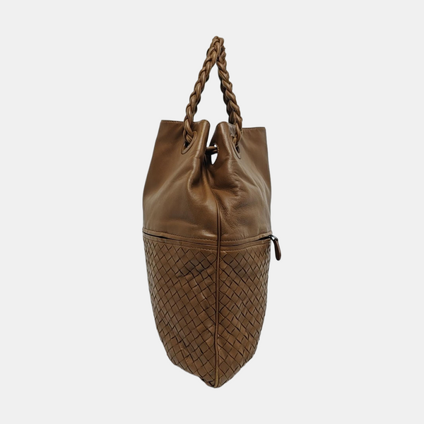 Calfskin Tote Bag Brown