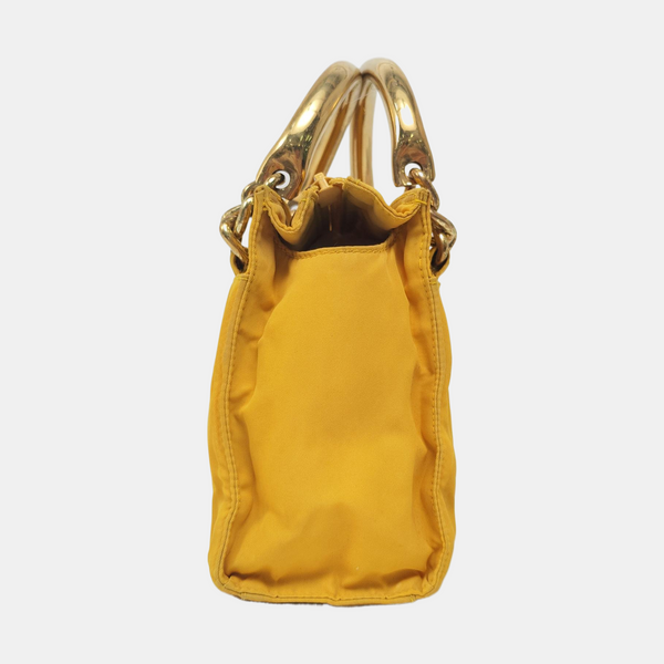Nylon Tote Bag Yellow