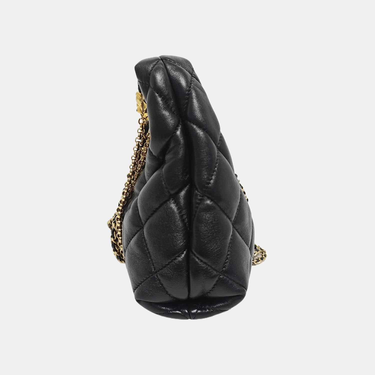 24A Quilted Lambskin Black