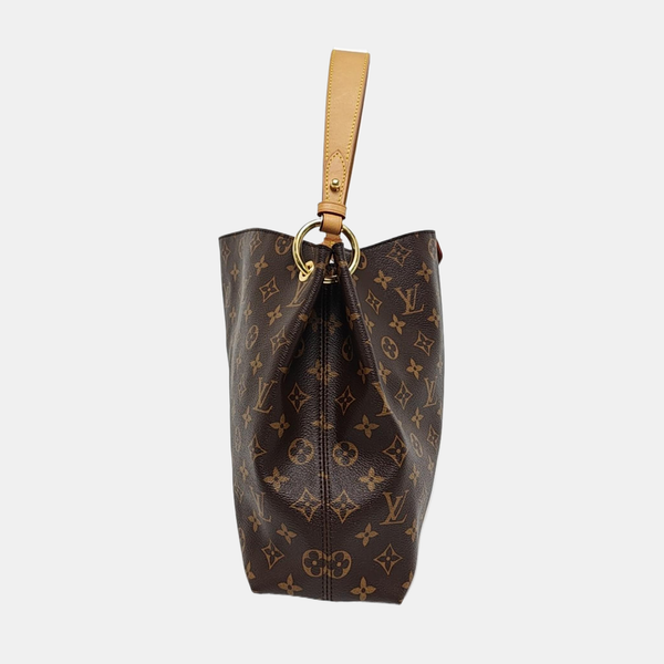 GRACEFUL TPM Monogram Coated Canvas Brown