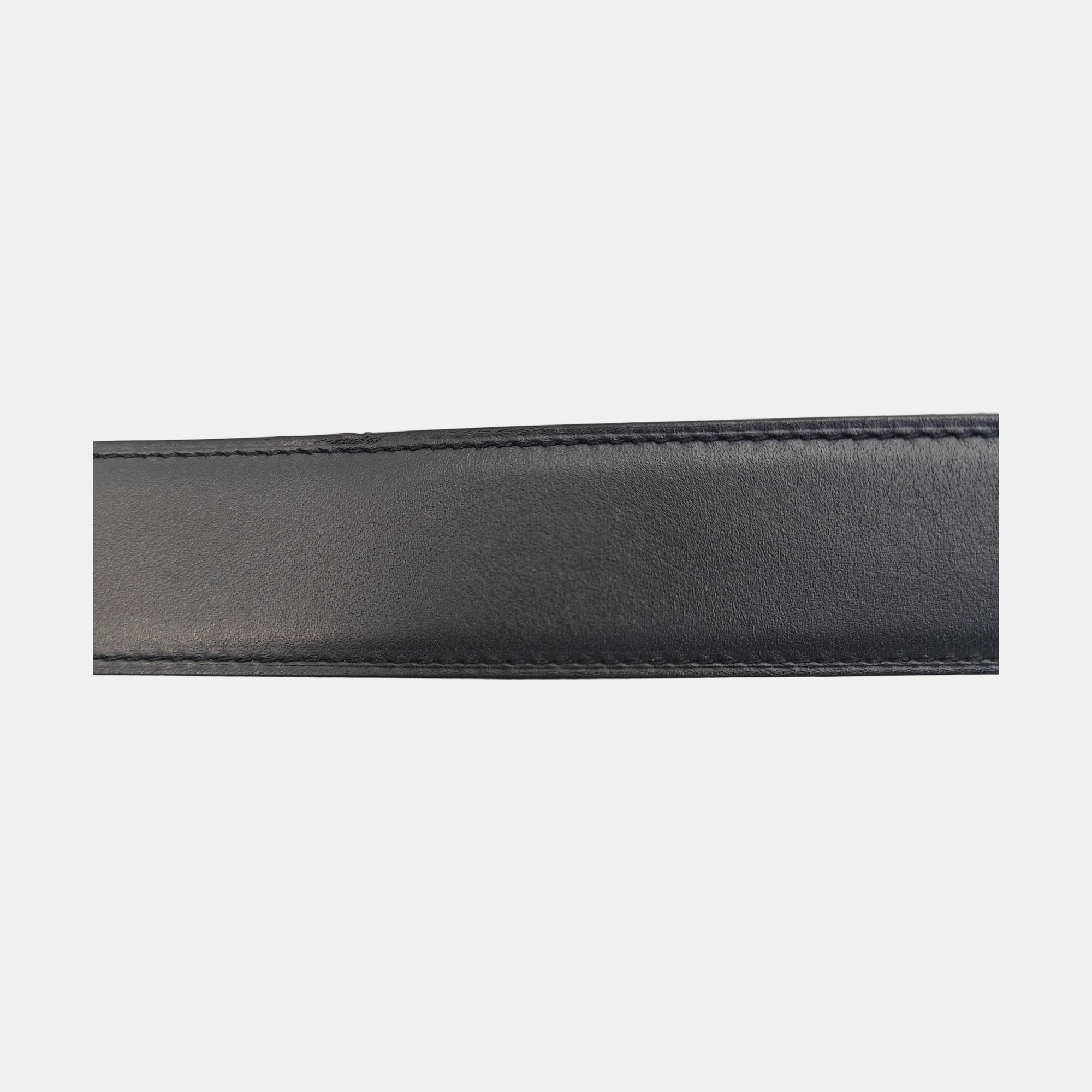 Leather Belt Gray