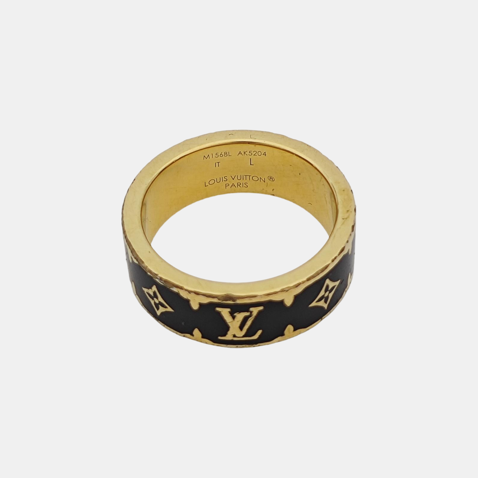 Metal Black Ring EU 56