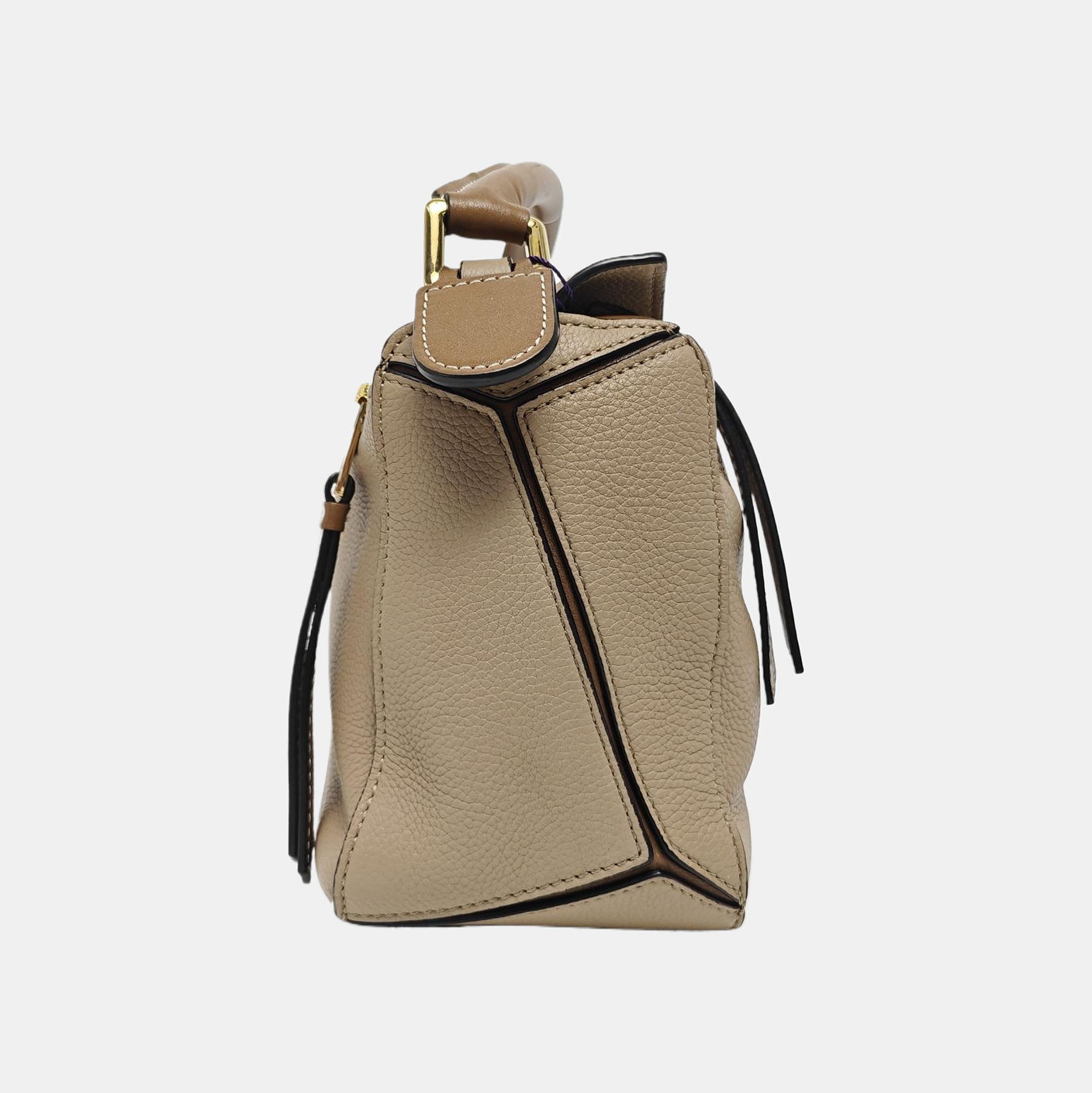 Puzzle Small Calfskin Beige
