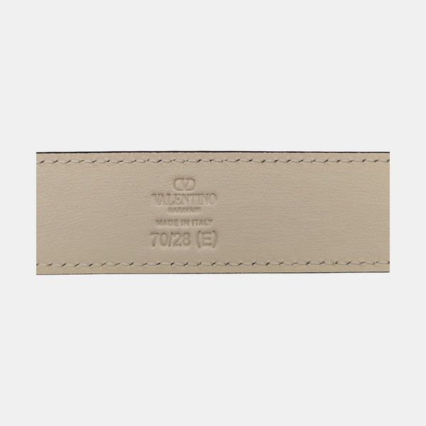 Leather Belt White