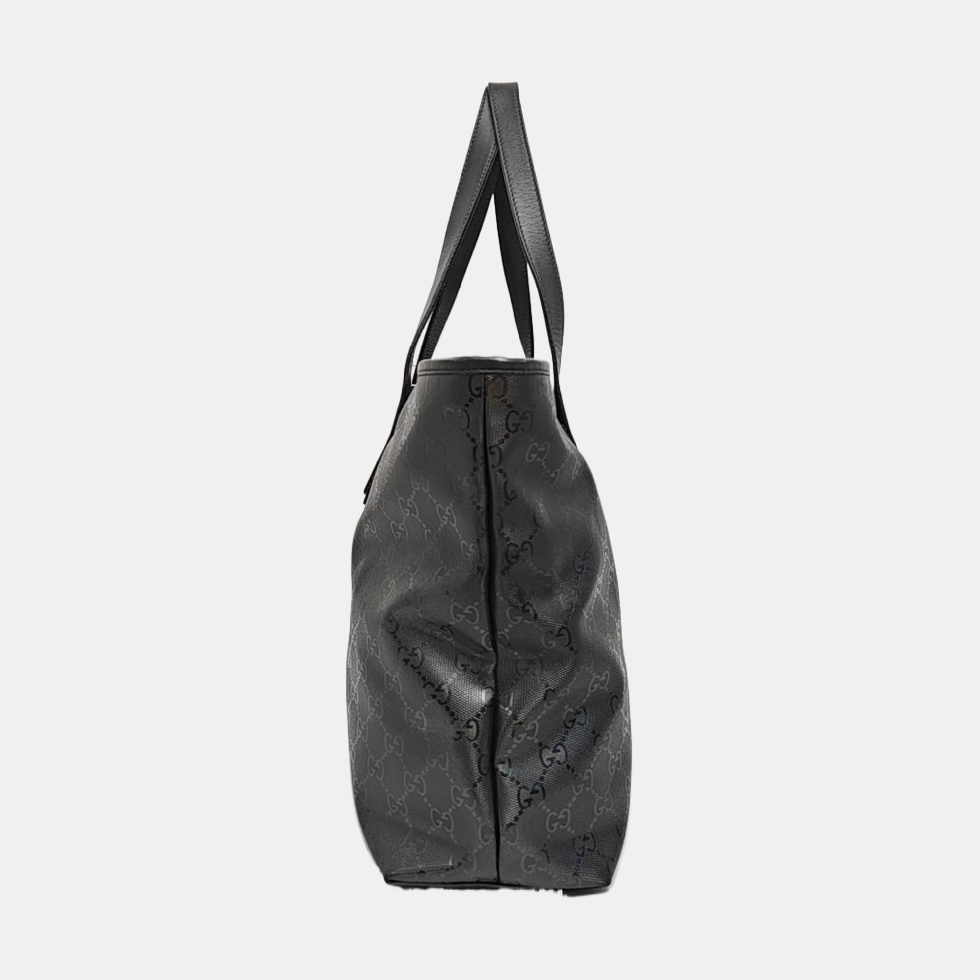 GG Imprime Monogram Coated Canvas Gray
