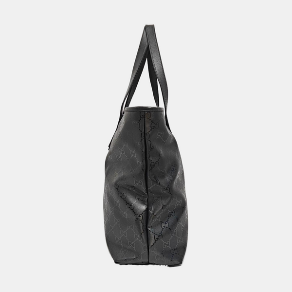 GG Imprime Monogram Coated Canvas Gray