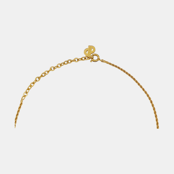 Petit CD Metal Gold Necklace
