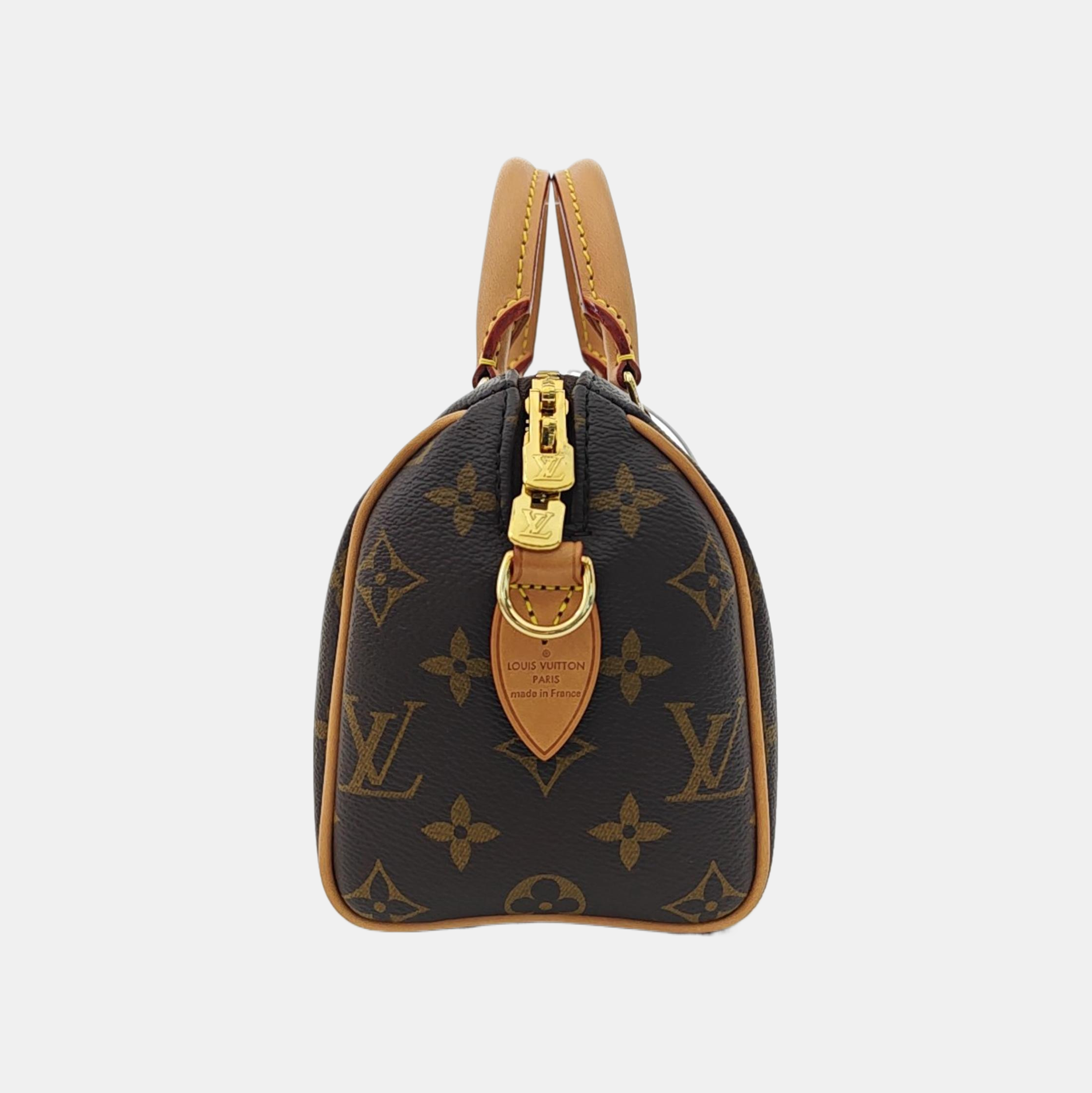 SPEEDY 20 Monogram Coated Canvas Brown
