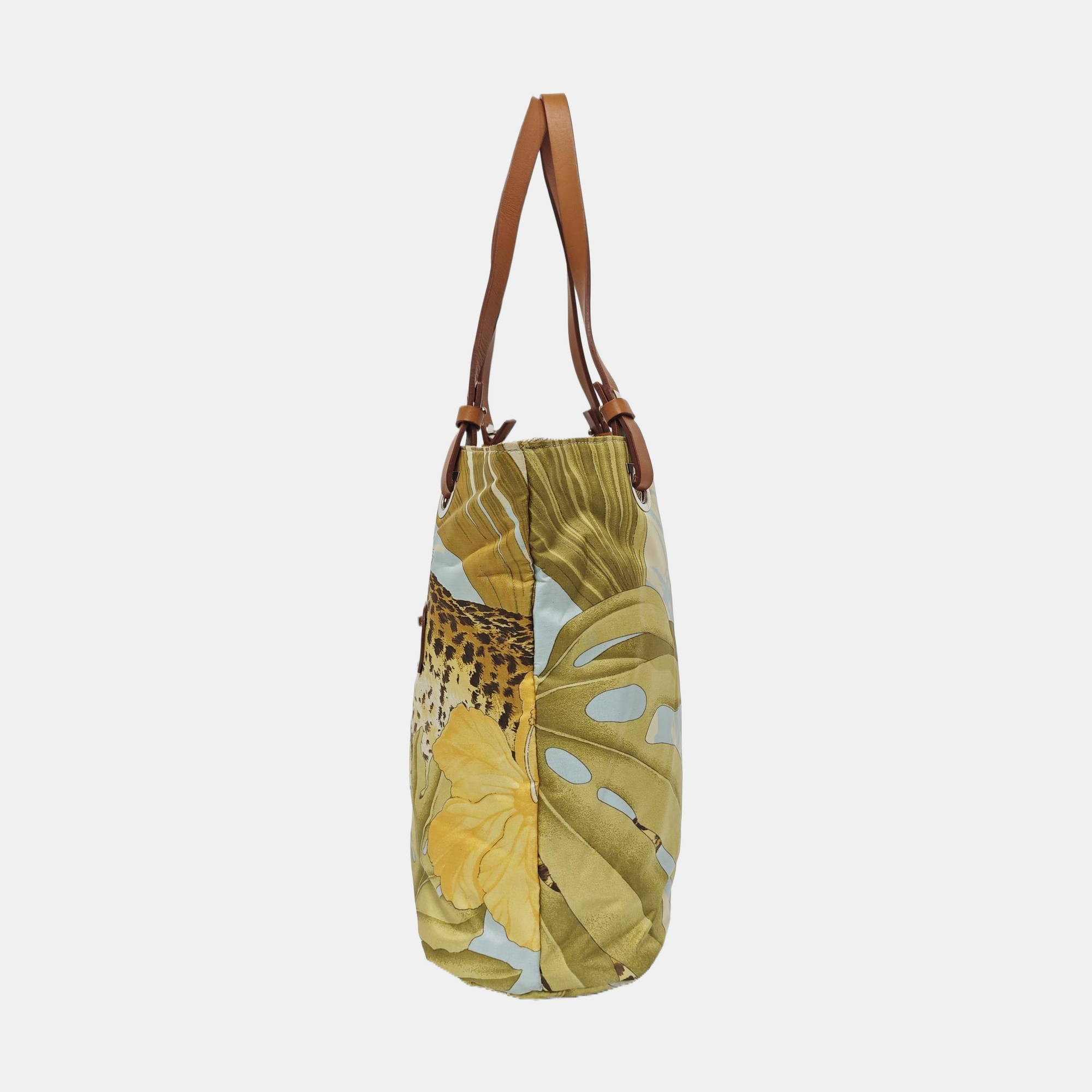 Fabric Top Handle Bag Multicolor