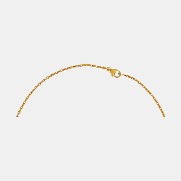 Pop H Metal Gold Necklace