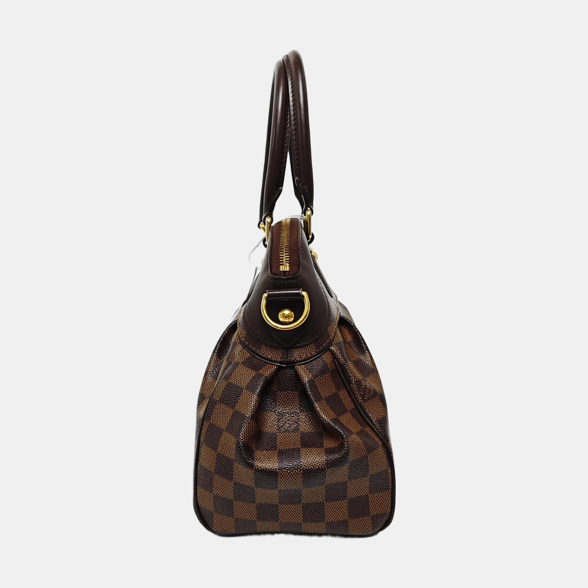 TREVI PM Damier Ebene Coated Canvas Brown