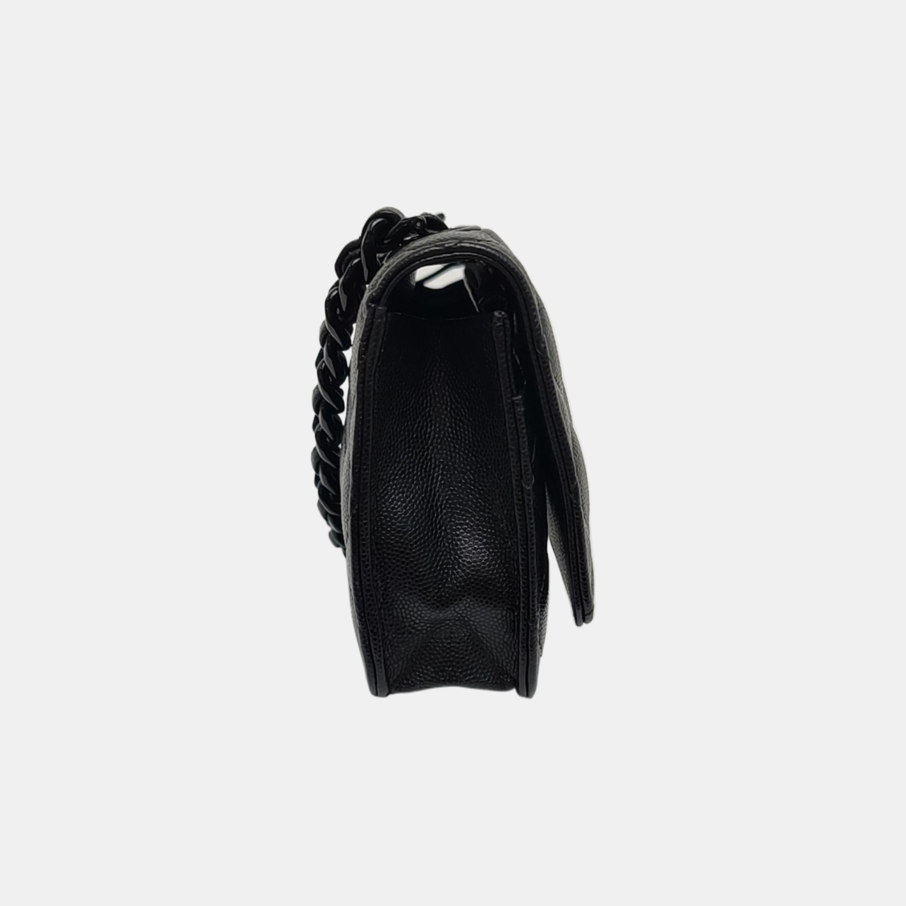 WOC Quilted Grained Calfskin Black