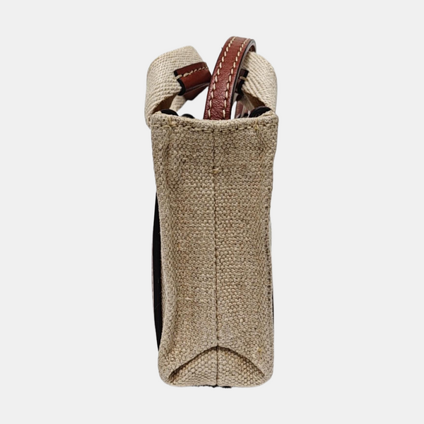 Authenticated pre-owned  Woody Nano Canvas Beige - Tote Bag at Looply