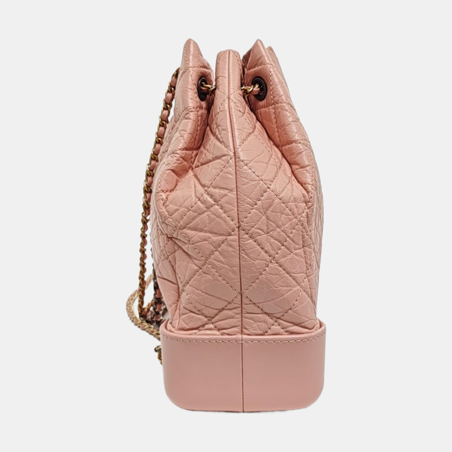 GABRIELLE Medium Quilted Calfskin Pink
