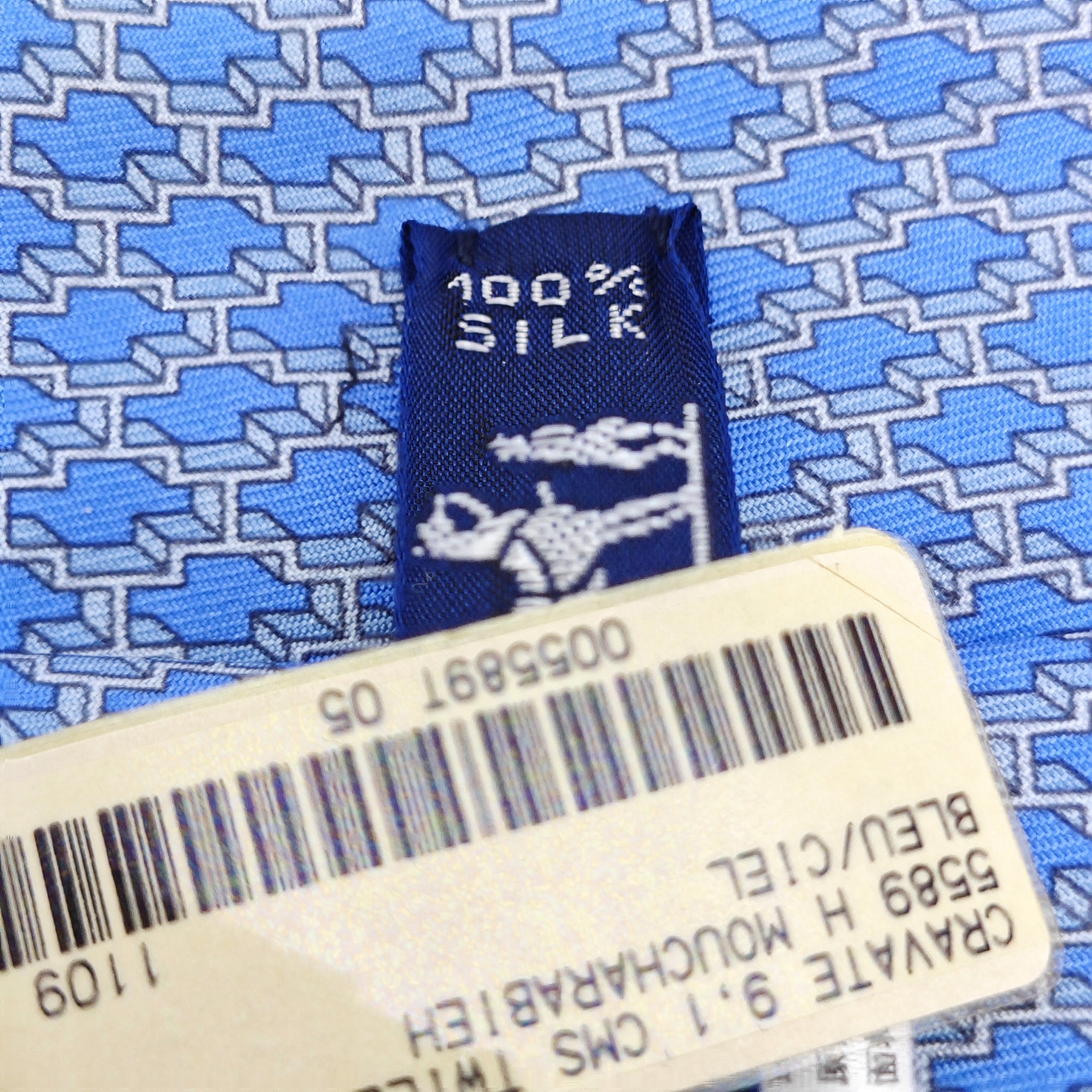 Mulberry Silk Tie Blue