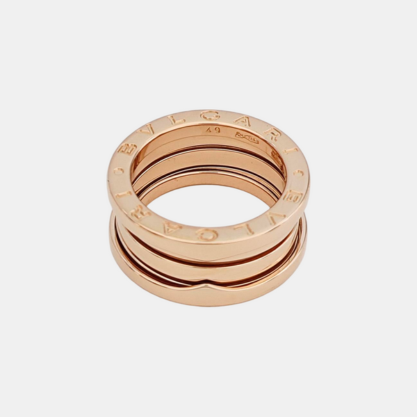 B.ZERO1 18k Rose Gold Ring EU 49