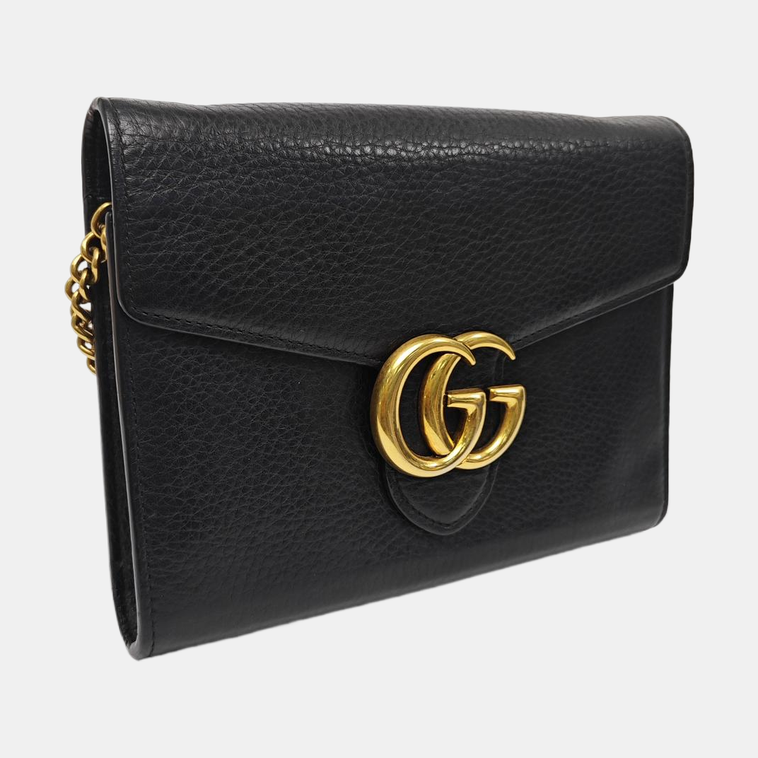 GG Marmont Mini Calfskin Black