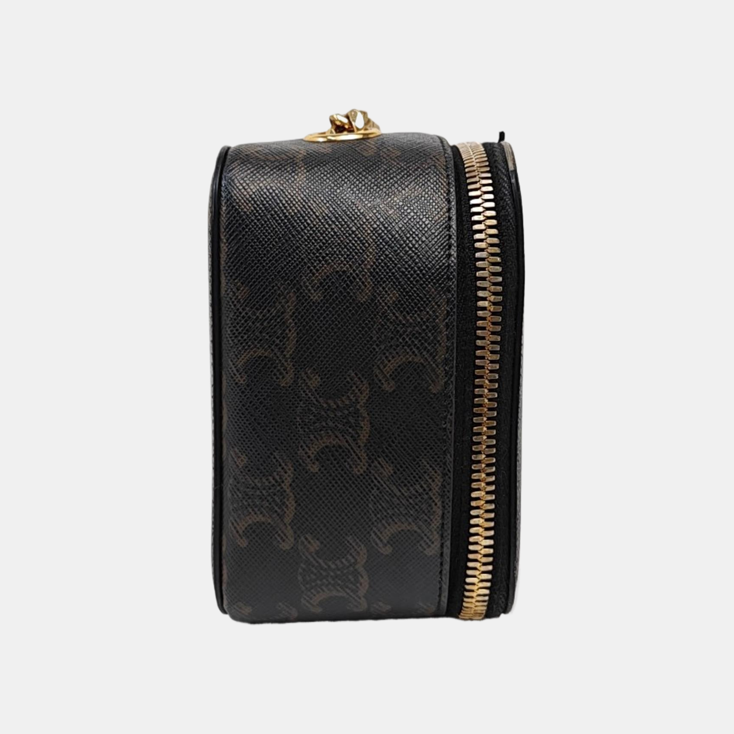 TRIOMPHE Mini Quilted Coated Canvas Black