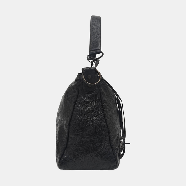Lambskin Shoulder Bag Black