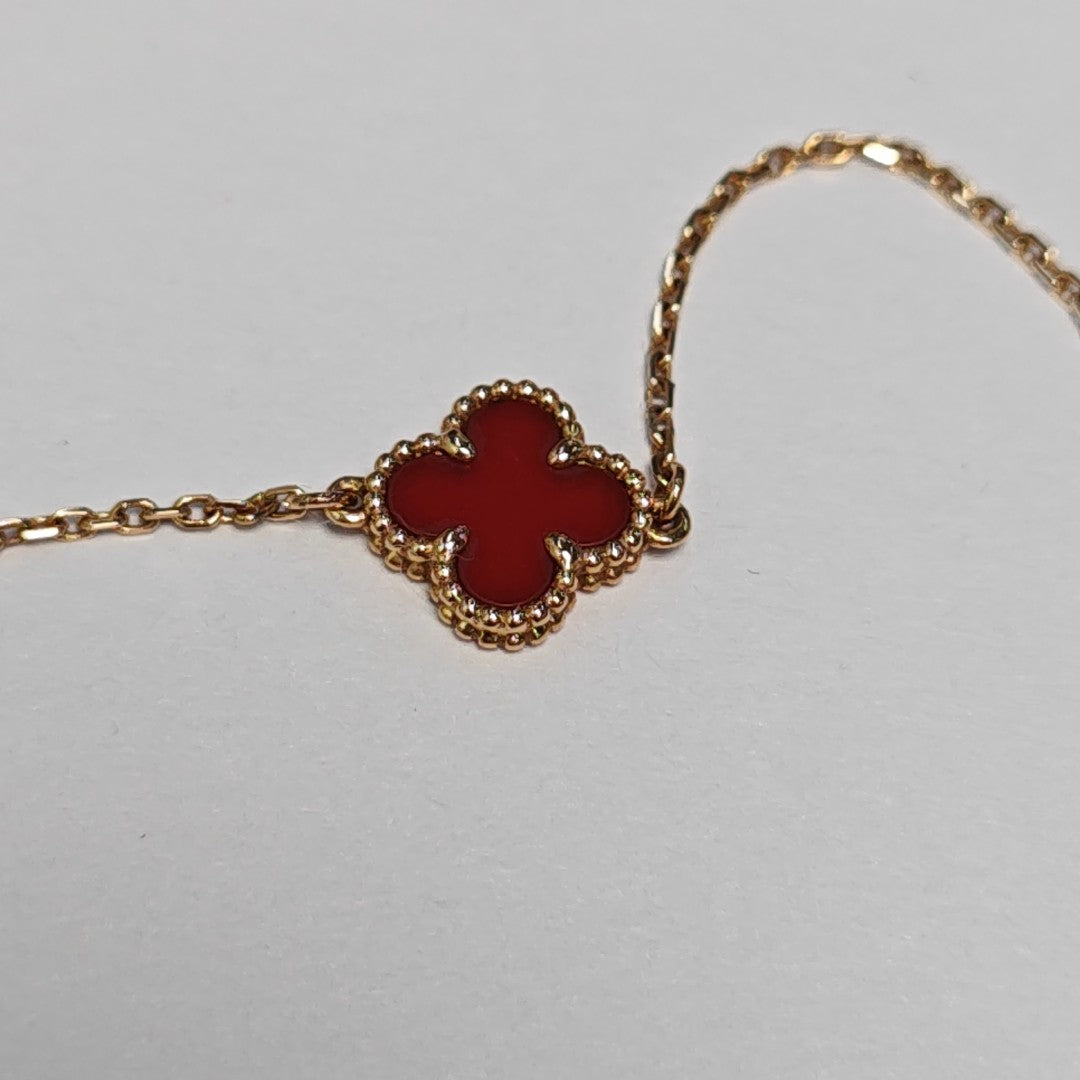 Sweet Alhambra 18k Rose Gold Bracelet