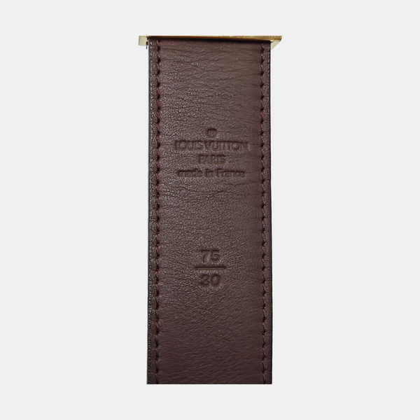 Coated Canvas Belt Brown