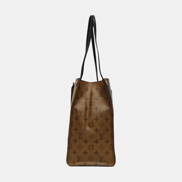 ONTHEGO GM Monogram Coated Canvas Brown