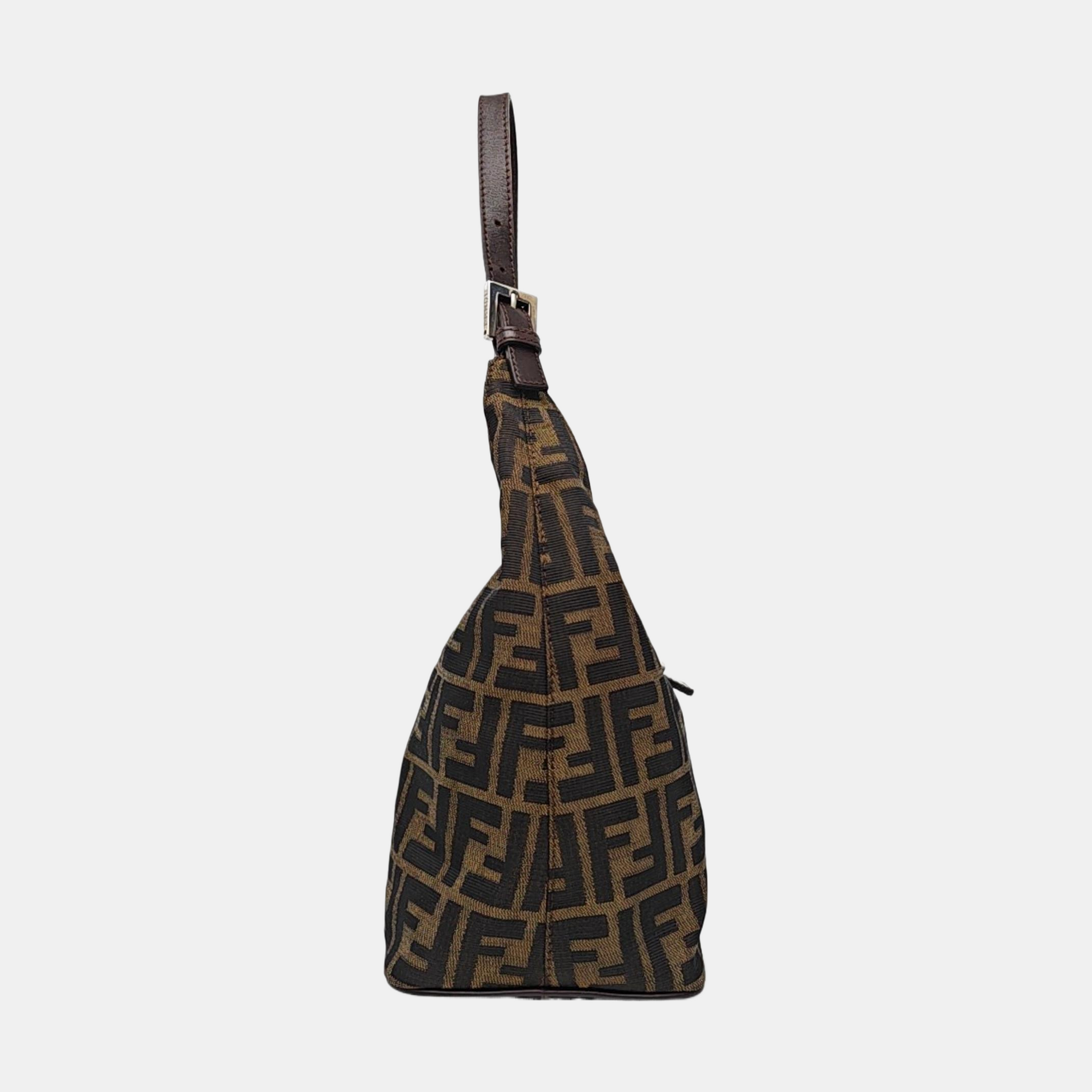 Canvas Top Handle Bag Brown