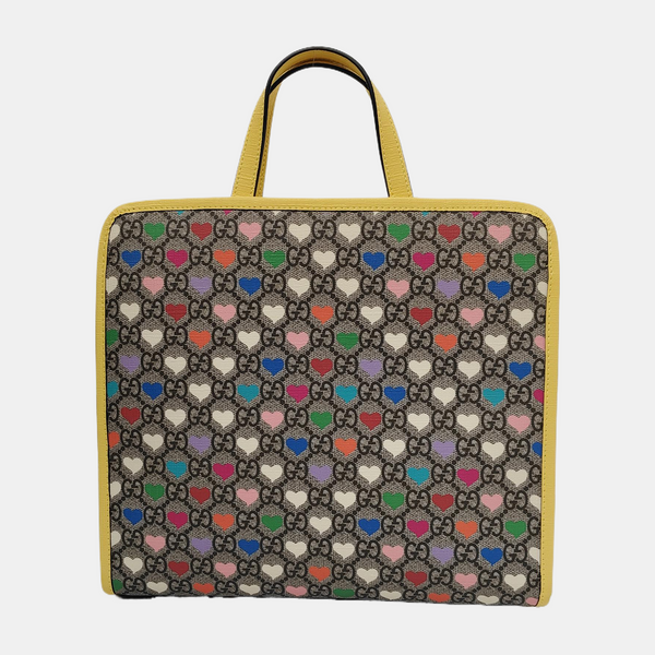 Children’s GG Bucket Monogram Coated Canvas Beige