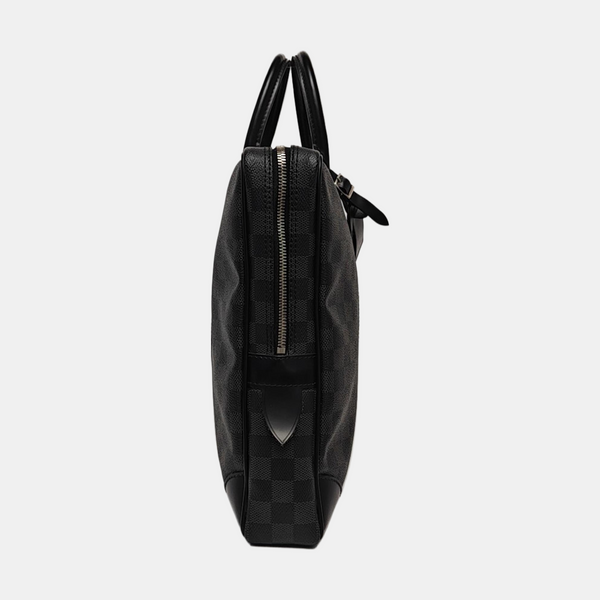 PORTE-DOCUMENTS Damier Graphite Coated Canvas Black