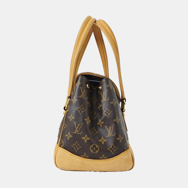 BEVERLY Monogram Coated Canvas Brown
