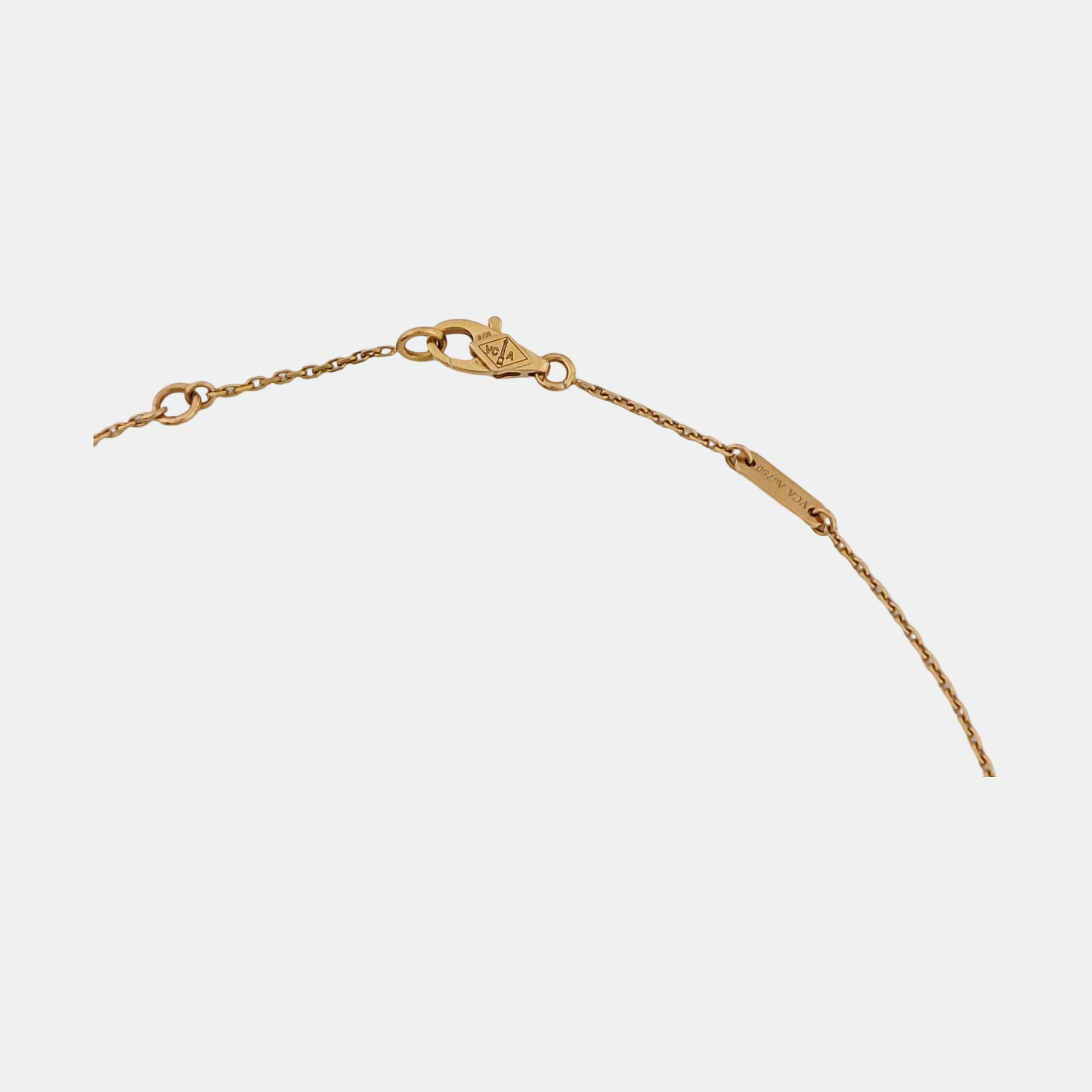 Sweet Alhambra 18k Rose Gold Necklace