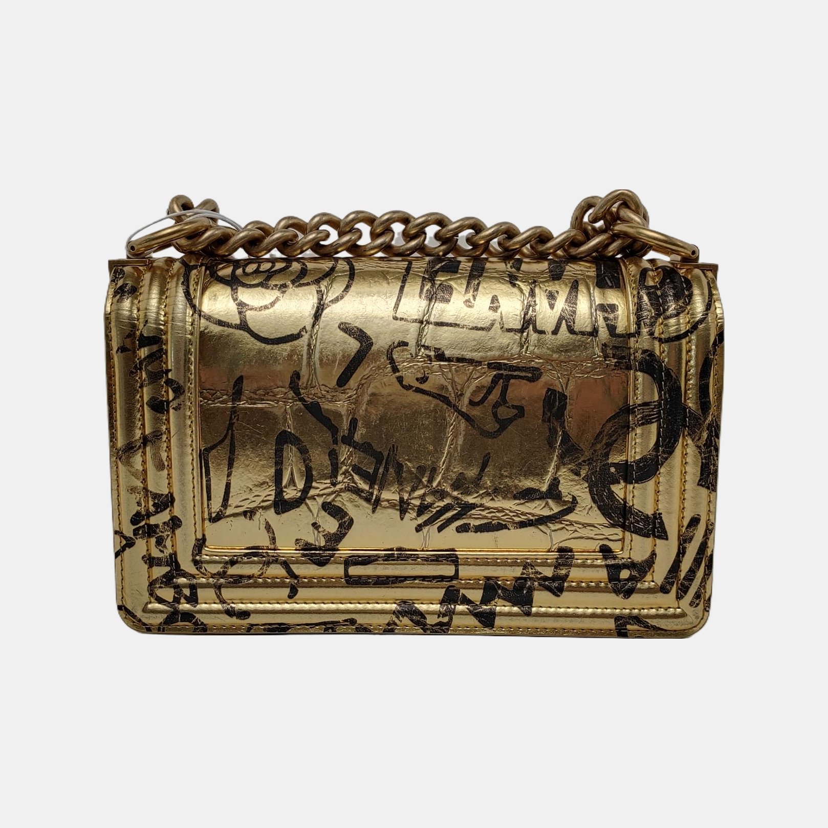 BOY CHANEL Small Calfskin Gold