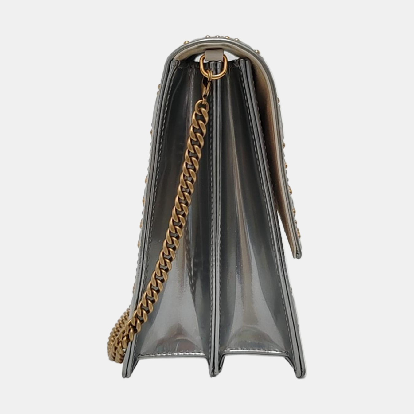 Authenticated pre-owned  Diorama Cannage Calfskin Silver - Crossbody Bag at Looply
