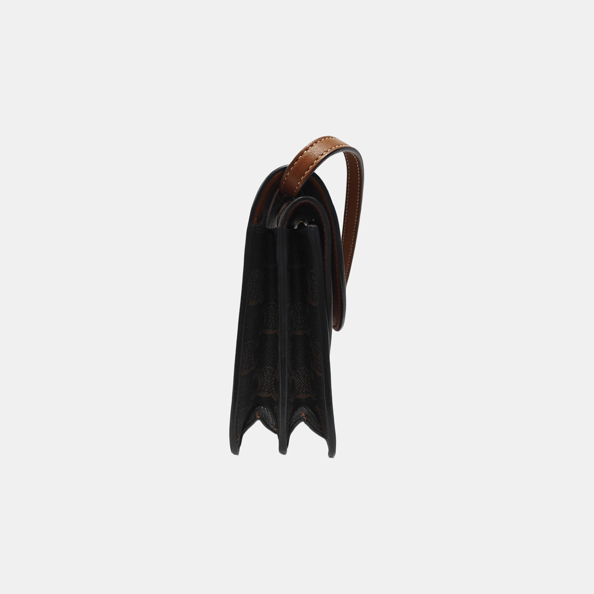 TRIOMPHE CANVAS Small Coated Canvas Brown