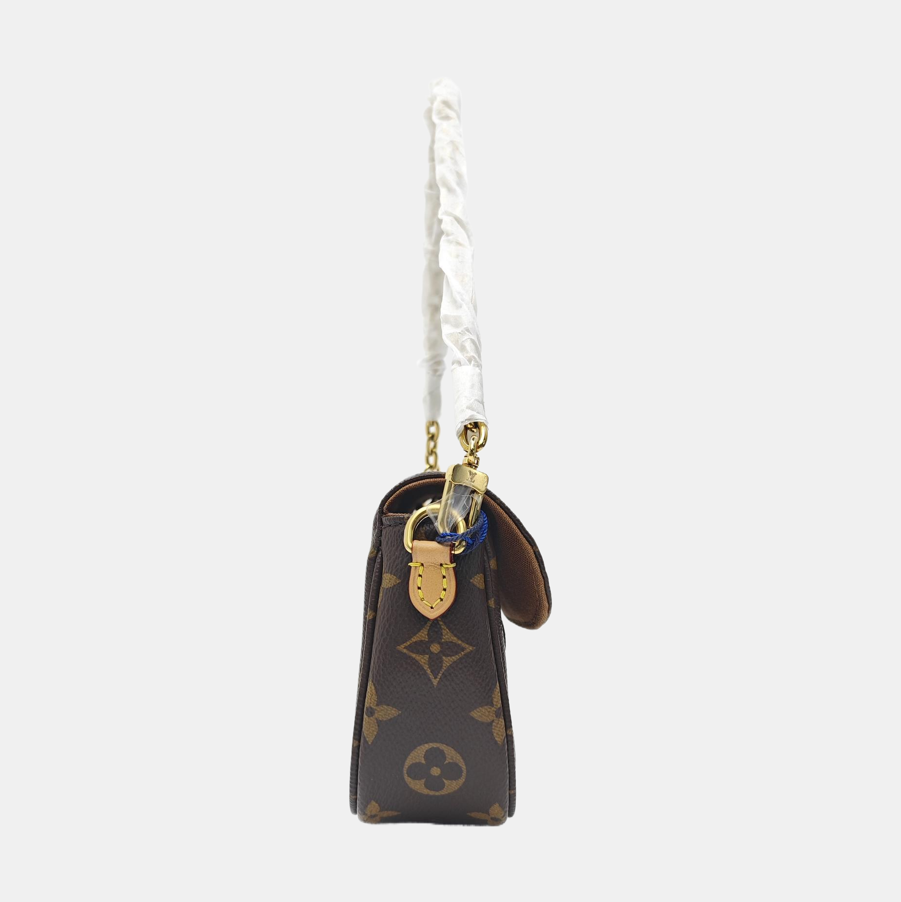 IVY Monogram Coated Canvas Brown