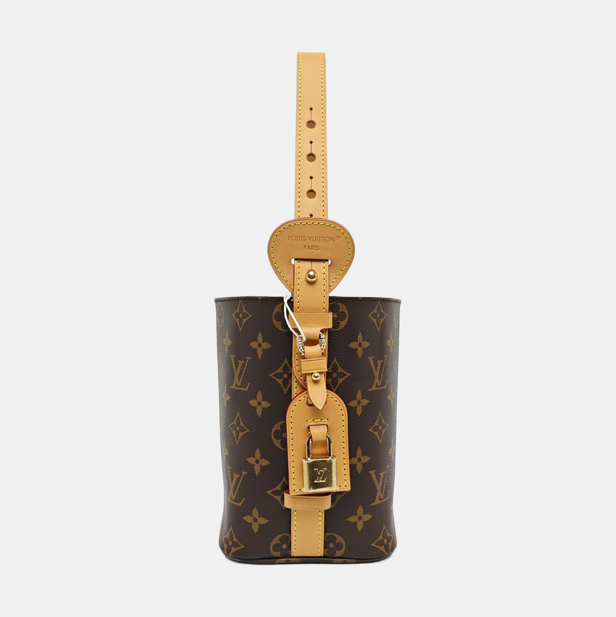 ALL IN Monogram Coated Canvas Brown