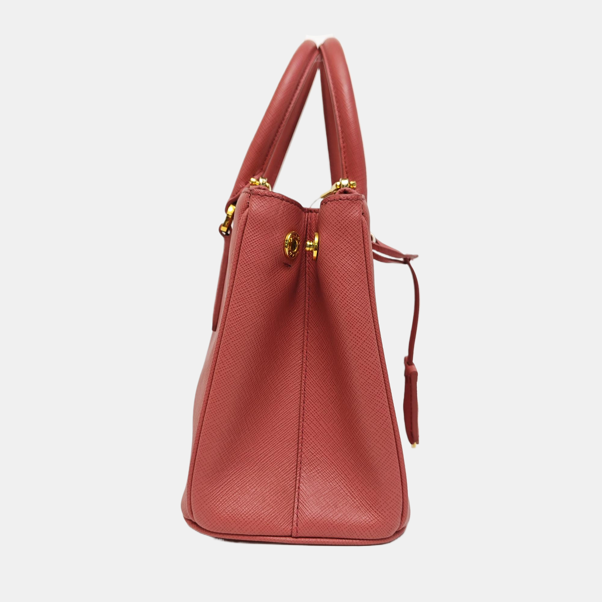 Galleria Small Saffiano Calfskin Red