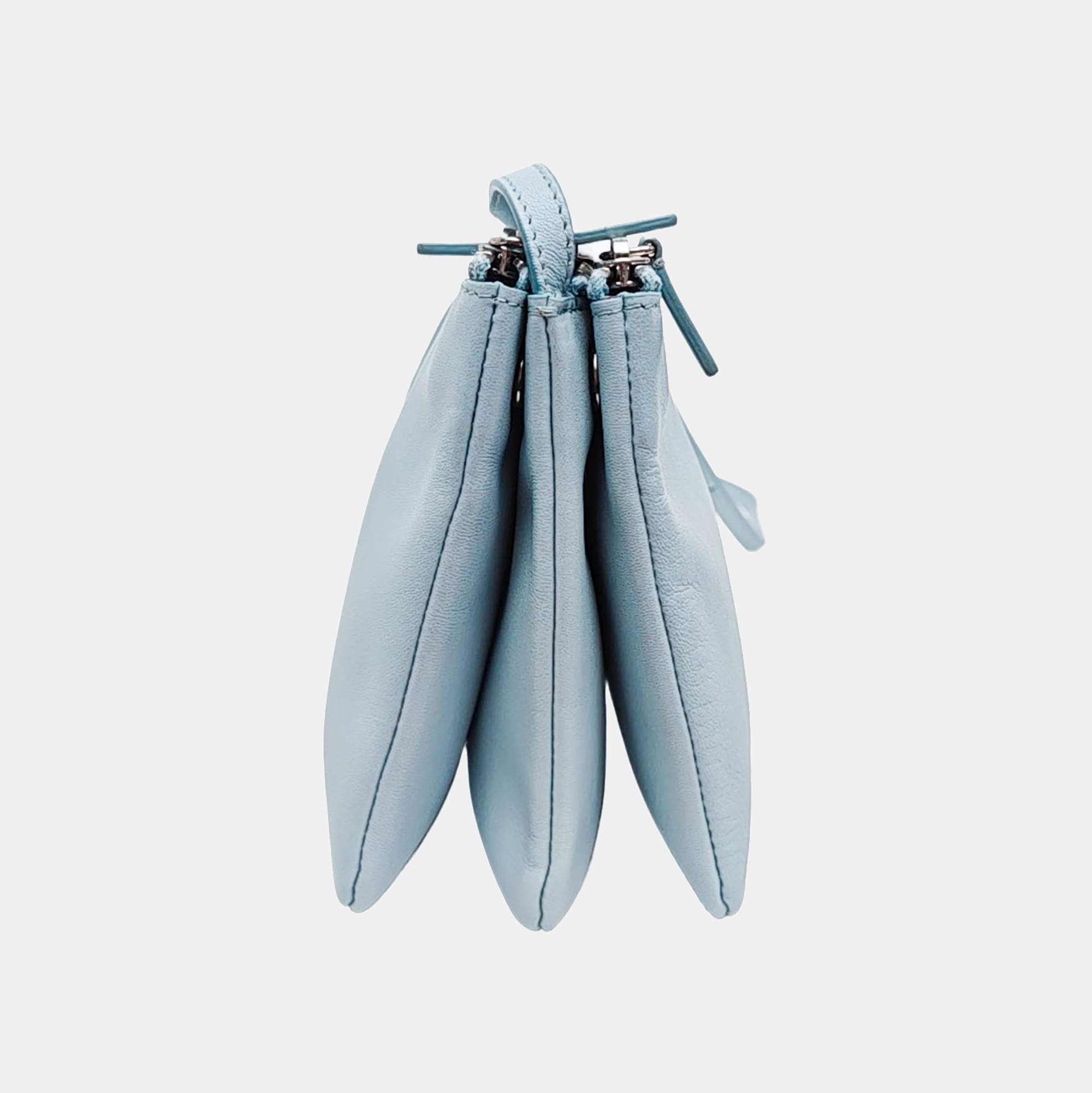 TRIO Small Lambskin Blue