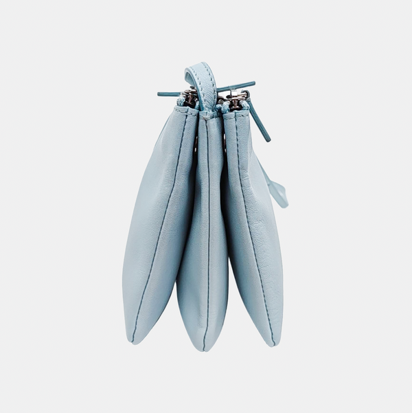 TRIO Small Lambskin Blue