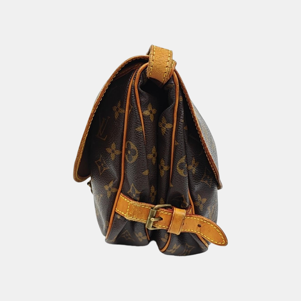 SAUMUR Monogram Coated Canvas Brown