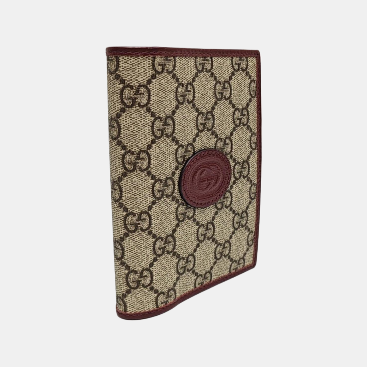 Monogram Coated Canvas Card Holder Beige