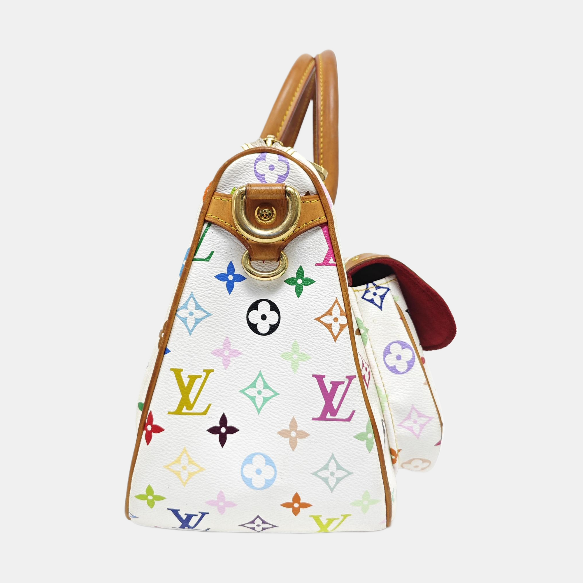 LV × TM RITA Monogram Coated Canvas White