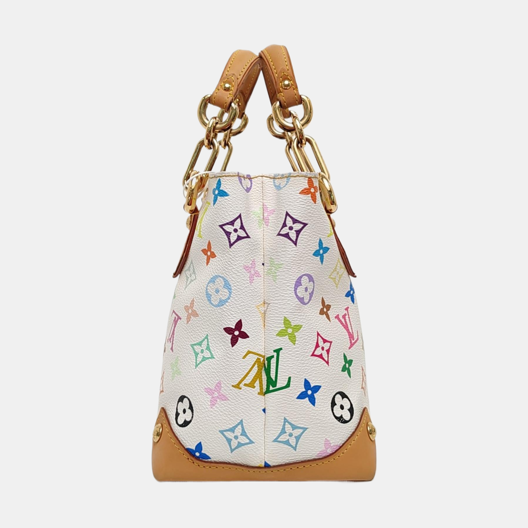 LV × TM AUDRA Monogram Coated Canvas White