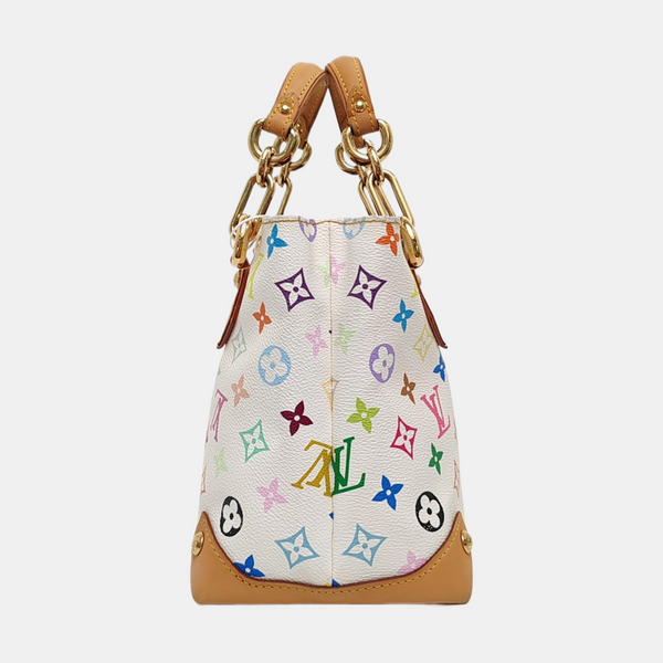 LV × TM AUDRA Monogram Coated Canvas White