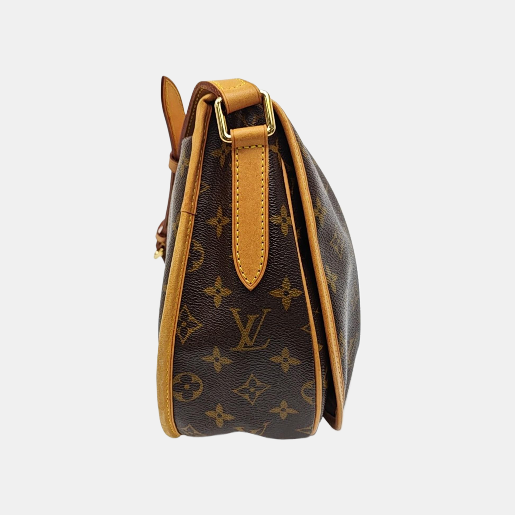 MENILMONTANT MM Monogram Coated Canvas Brown