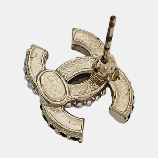 Metal Gold Stud Earrings