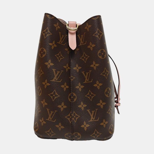 NÉONOÉ MM Monogram Coated Canvas Brown