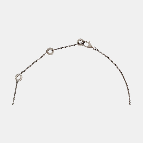 B.ZERO1 18k White Gold Silver Necklace