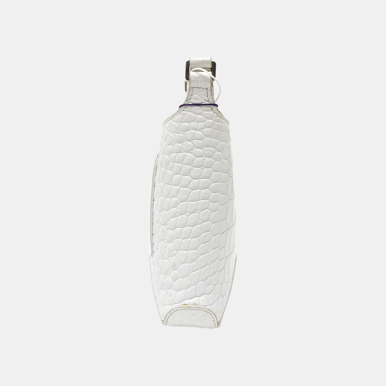 Calfskin Shoulder Bag Small White