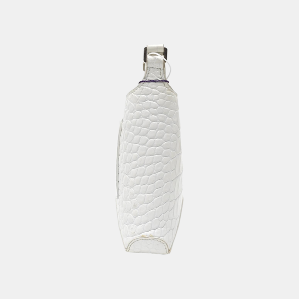 Calfskin Shoulder Bag Small White